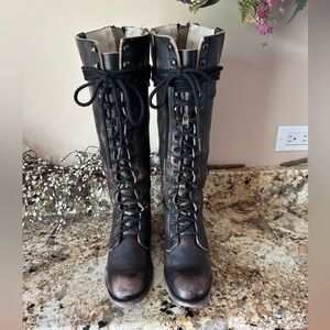 Freebird by Steven GRANY Black Lace Up Boots